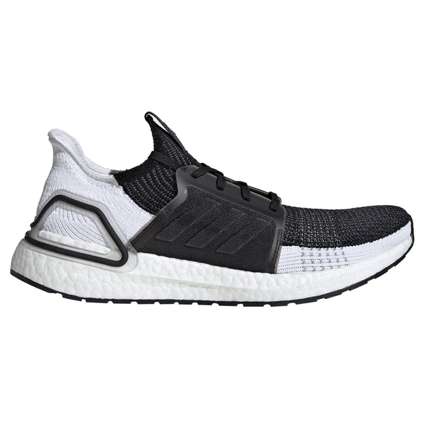 adidas ultra boost 2019 black white grey gray b37704 ultraboost 19 primeknit running shoe best performance comfortable men mens run shoes popular limited team individual sports