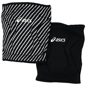asics replay reversible volleyball knee pads black white zd1738 unisex adult kneepad 6.5 inch 6 1/2 inches