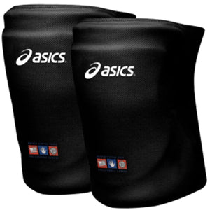 asics zd7000 youth junior volleyball knee pads black unisex osfa jr kneepad