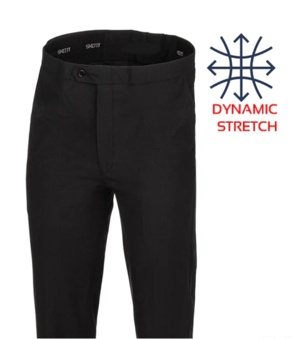 Smitty NBA Flat Front Dynamic Stretch Tapered Fit Pant (BKS-267)