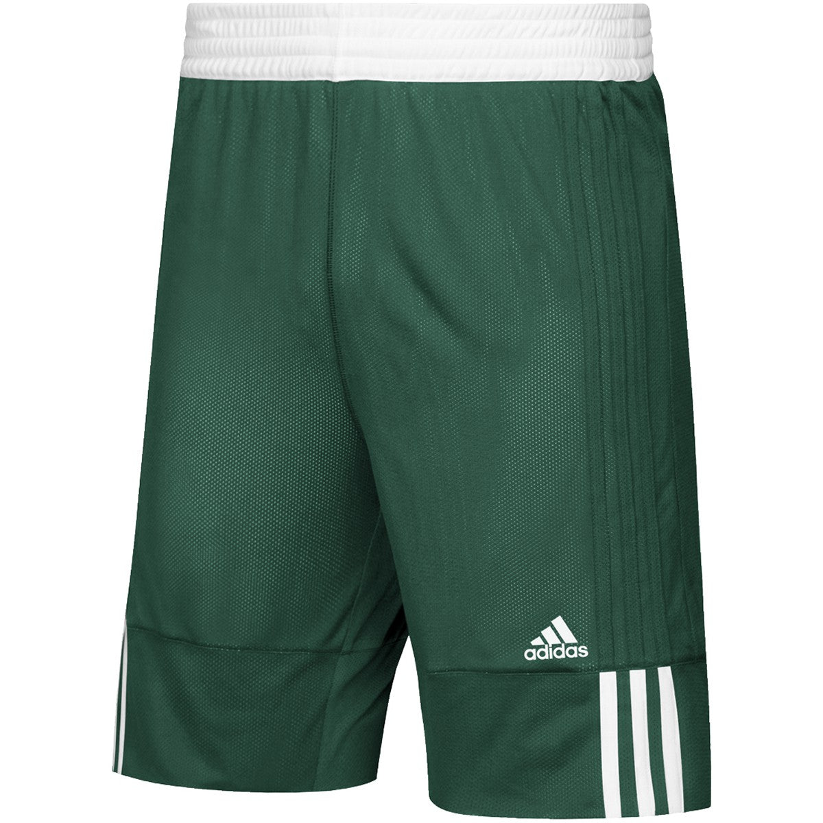 adidas Men's 3G Speed Reversible Basketball Shorts - Dark Green/White / L adidas Men's 3G Speed Reversible Basketball Shorts - Dark Green/White / L