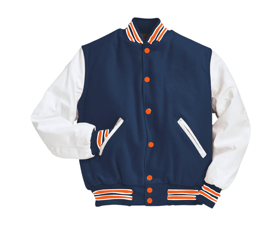 Silver Creek HS Award Jacket - Leather Set-In Sleeve - 5101 Silver Creek HS Award Jacket - Leather Set-In Sleeve - 5101