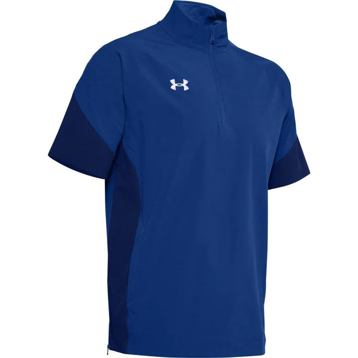 Under armour quarter zip short deals sleeve