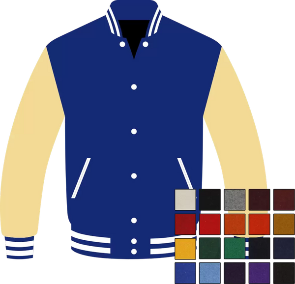 Custom Your School HS Award Jacket - Leather Set-In Sleeve - 5101