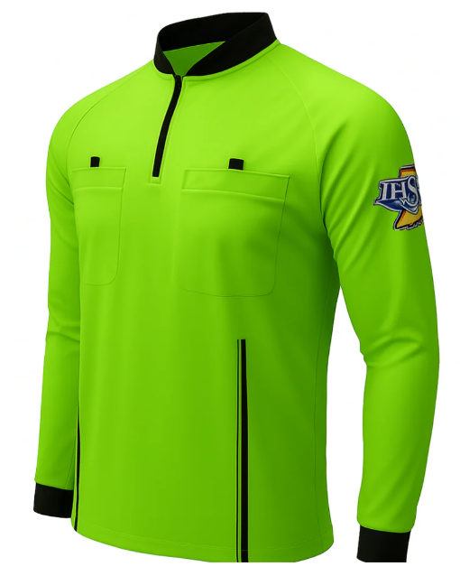 IN-901 SMITTY IHSAA SOCCER REFEREE LONG SLEEVE
