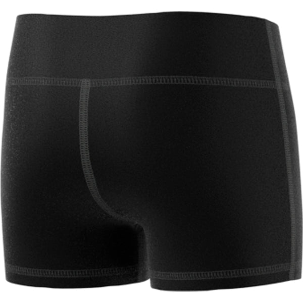 adidas techfit 4 inch volleyball short tight black youth girls cd9581 four 4" 4-inch shorts tights back