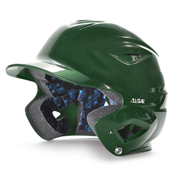 all star series seven bh3000 molded batting helmet green