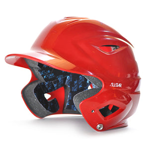 all star series seven bh3000 molded batting helmet scarlet red