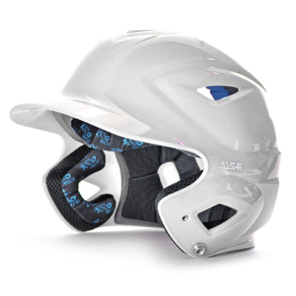 all star series seven bh3500 solid molded batting helmet white