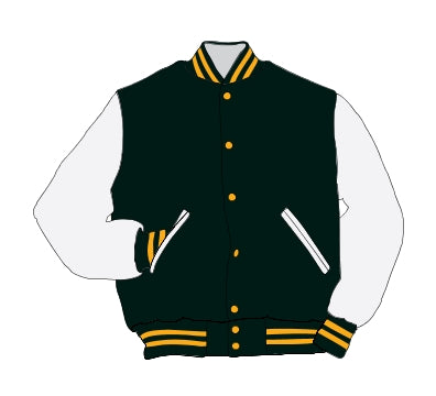 Floyd Central HS Award Jacket - Leather Set-In Sleeve - 5101