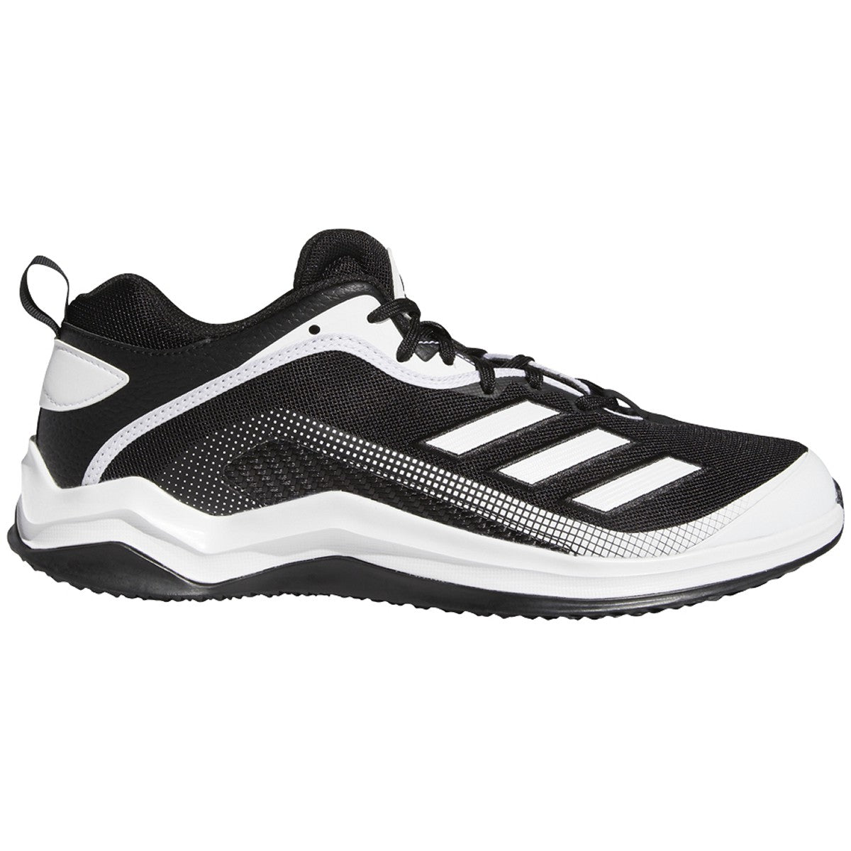 adidas Icon 6 Black/White Men's Baseball Turf Shoes, Size: 10 adidas Icon 6 Black/White Men's Baseball Turf Shoes, Size: 10