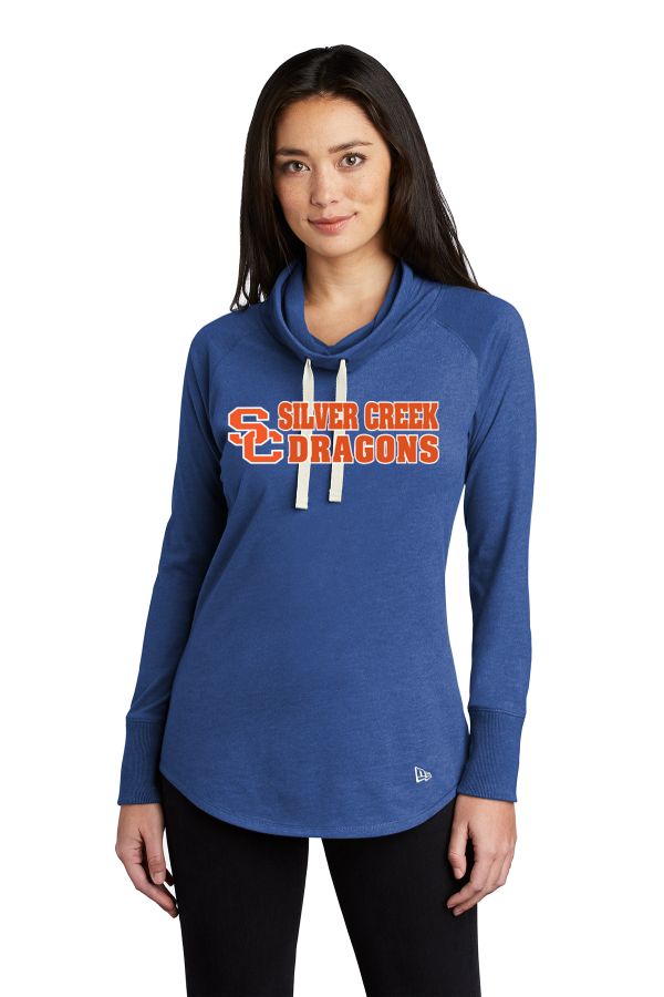 New Era ® Ladies Sueded Cotton Blend Cowl Tee - LNEA123