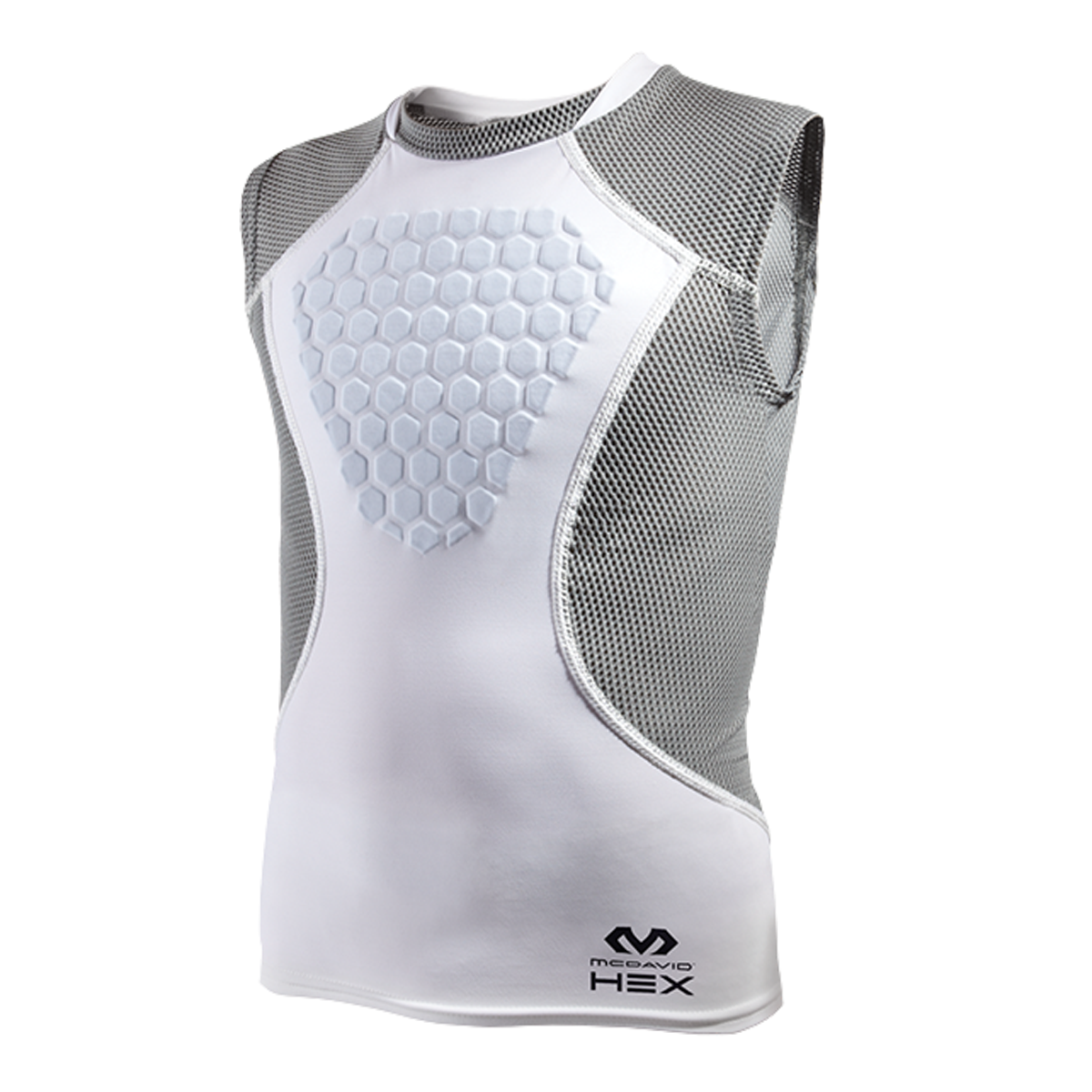 McDavid Youth Hexpad Hex Sternum Chest Guard Sleeveless Shirt