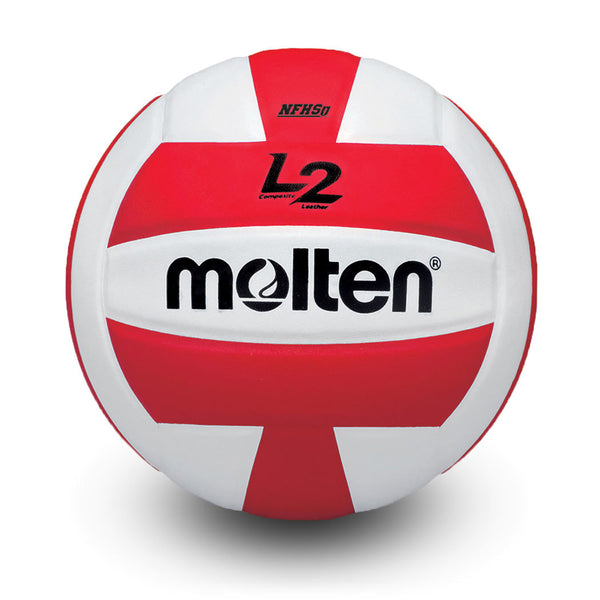 molten l2 L2 volleyball red white ivu ivu-hs ivu-red-hs high school indoor nfhs approved