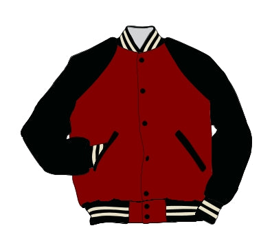New Albany HS Award Jacket - Leather Ragland Sleeve - 5111