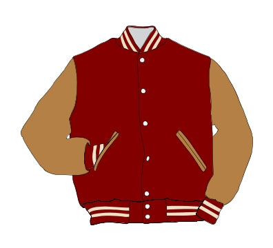 Jeffersonville HS Award Jacket - Leather Set-In Sleeve - 5101