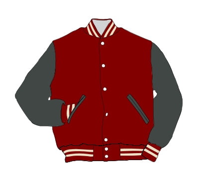 Jeffersonville HS Award Jacket - Leather Set-In Sleeve - 5101