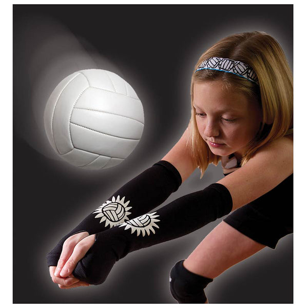 tandem sport volleyball passing sleeves black tspassing youth adult unisex training arm sleeves